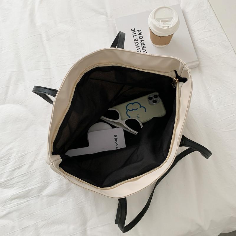 Large capacity women's bag 2020 autumn and winter new trendy fashion shoulder tote bag versatile simple casual handbag