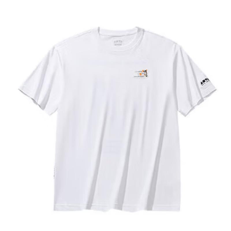 ANTA Unisex Pure Cotton Skateboard Culture Short-Sleeve T-Shirt 185/2XL