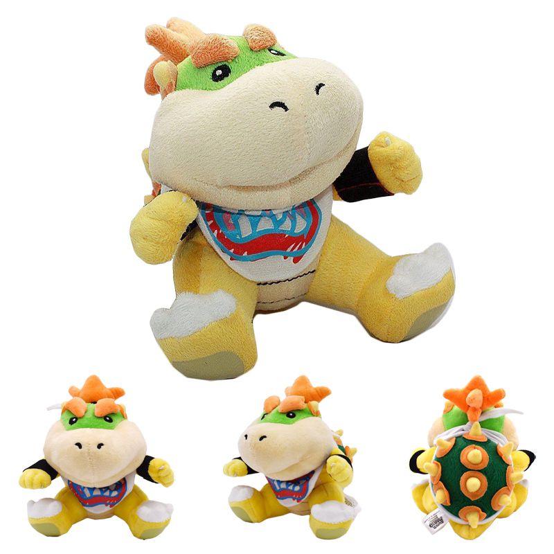 Baby Bowser Jr 7" Plush Super Mario Bros Little Buddy Toy Stuffed Koopa Doll