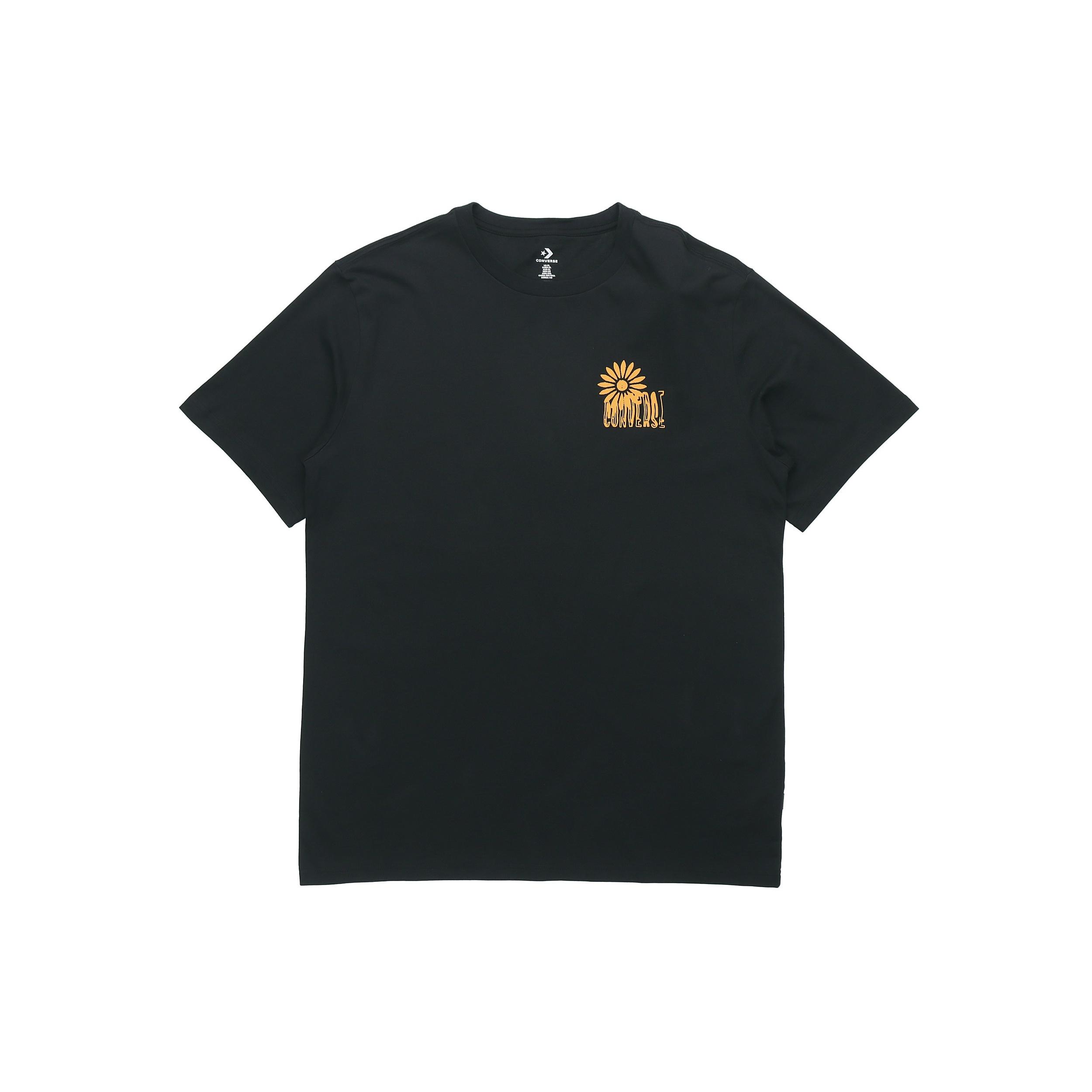 Converse Applique Short-sleeve Tee Men Black Men s 10019896-001 M