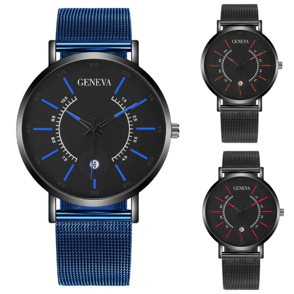 Mens Leather Business Fashion Watch Strap Watch For Gift Giving