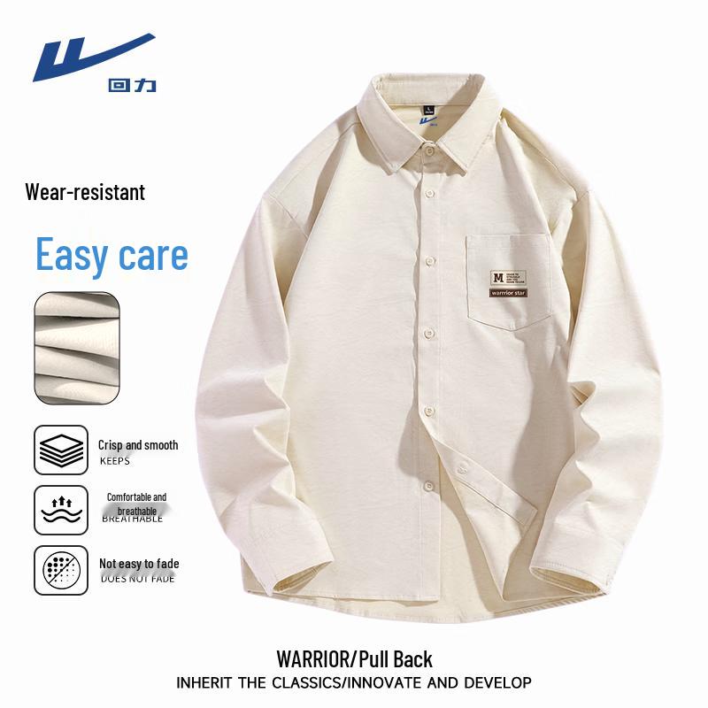 

Warrior Men s Lapel Long Sleeve Casual Shirt 3XL