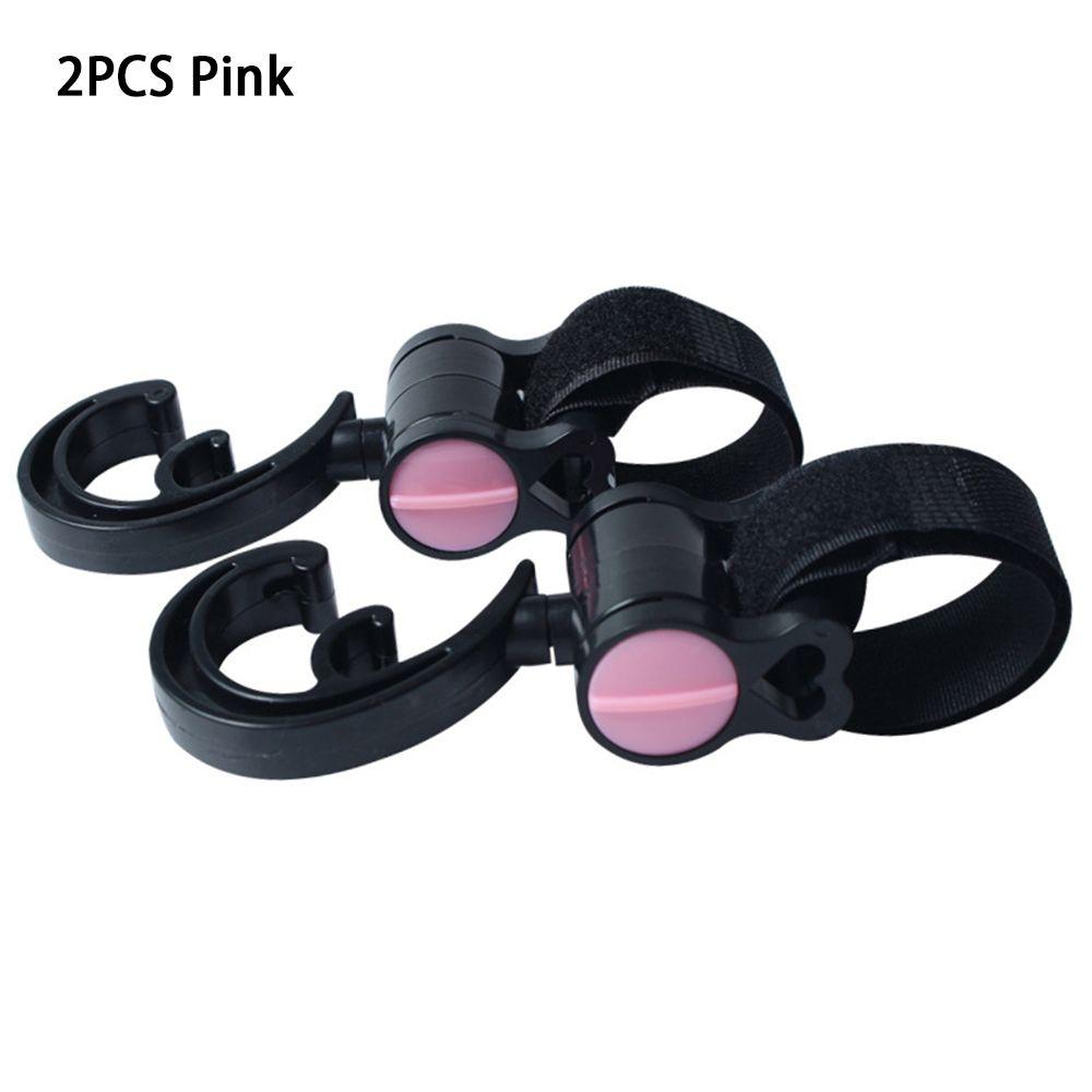 2PCS Protable Rotate 360 Degree Organizer Bag Clip Stroller Hooks Cart Hook Baby Bag Hanger