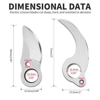 SK5 Cordless Pruner Cutting-Blade 30mm Electric Pruning Shear Accessory Efficient Fruit Tree Bonsai Pruning Garden Tool
