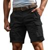 Men's Casual Work Pants With Multiple Pockets, Summer Sport Work Pants, Short Waist Pants, Five-pocket Pants