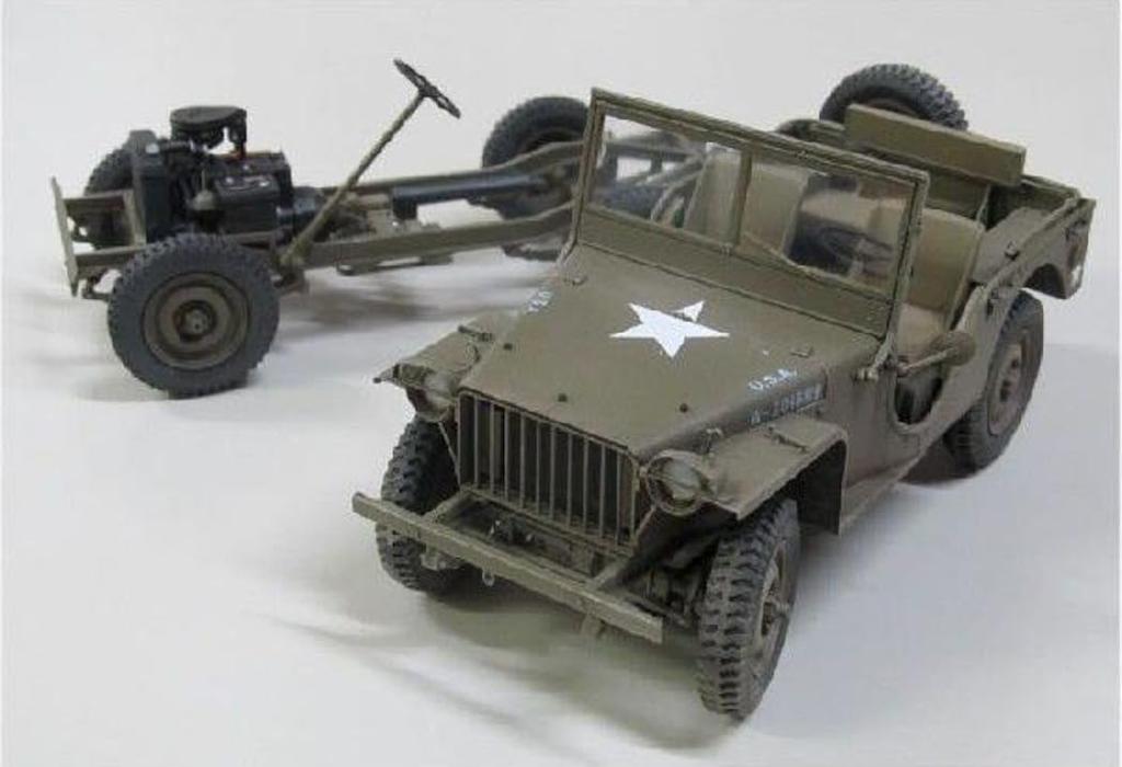 Asuka Model American Bantam Reconnaissance Vehicle BRC Plastic Model 1/24 24-005