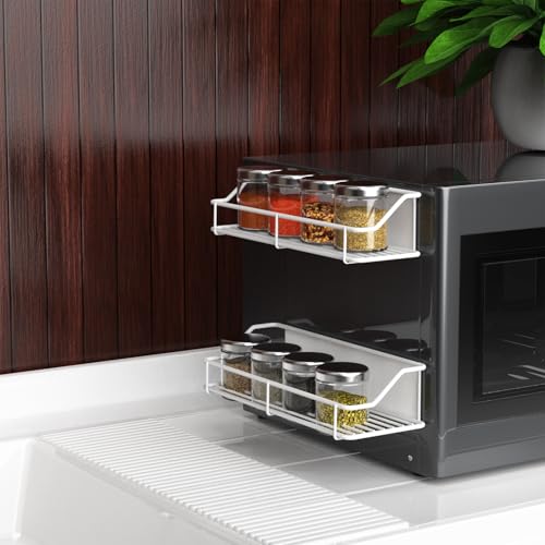 mengmiandaxia Magnetic Bathroom Rack, Seasoning Storage, Rust-Proof Strong Magnetic Wall-Mounted, Bath Storage, Washing Machine Storage, Refrigerator
