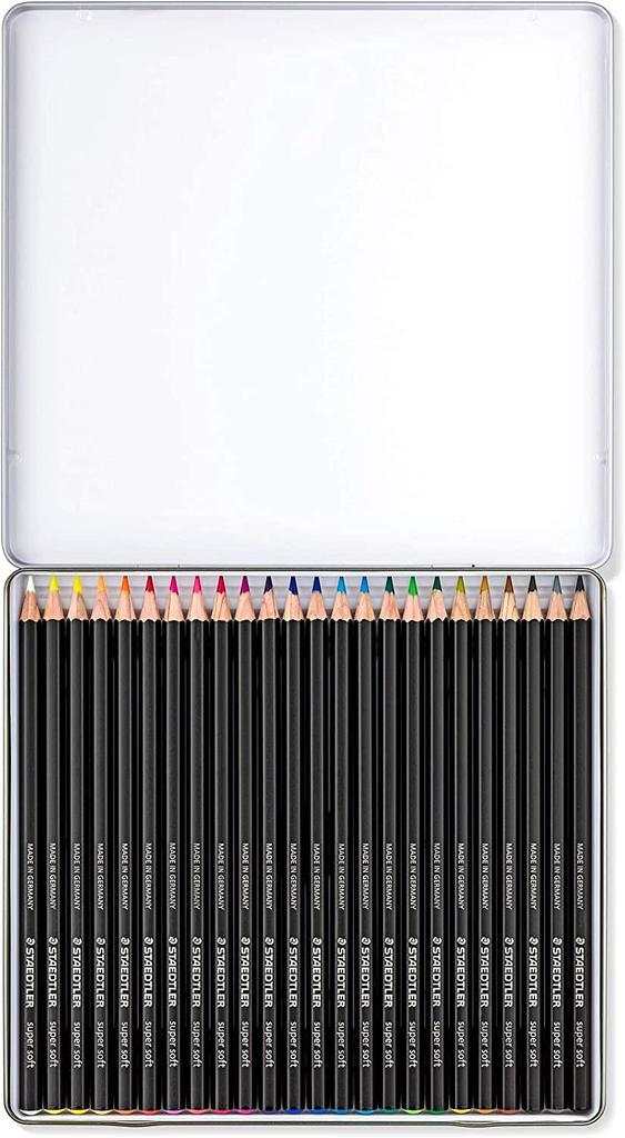 STAEDTLER Design Journey Colored Super 149C M24 Pencils, Soft, 24-Piece Set, [Used]