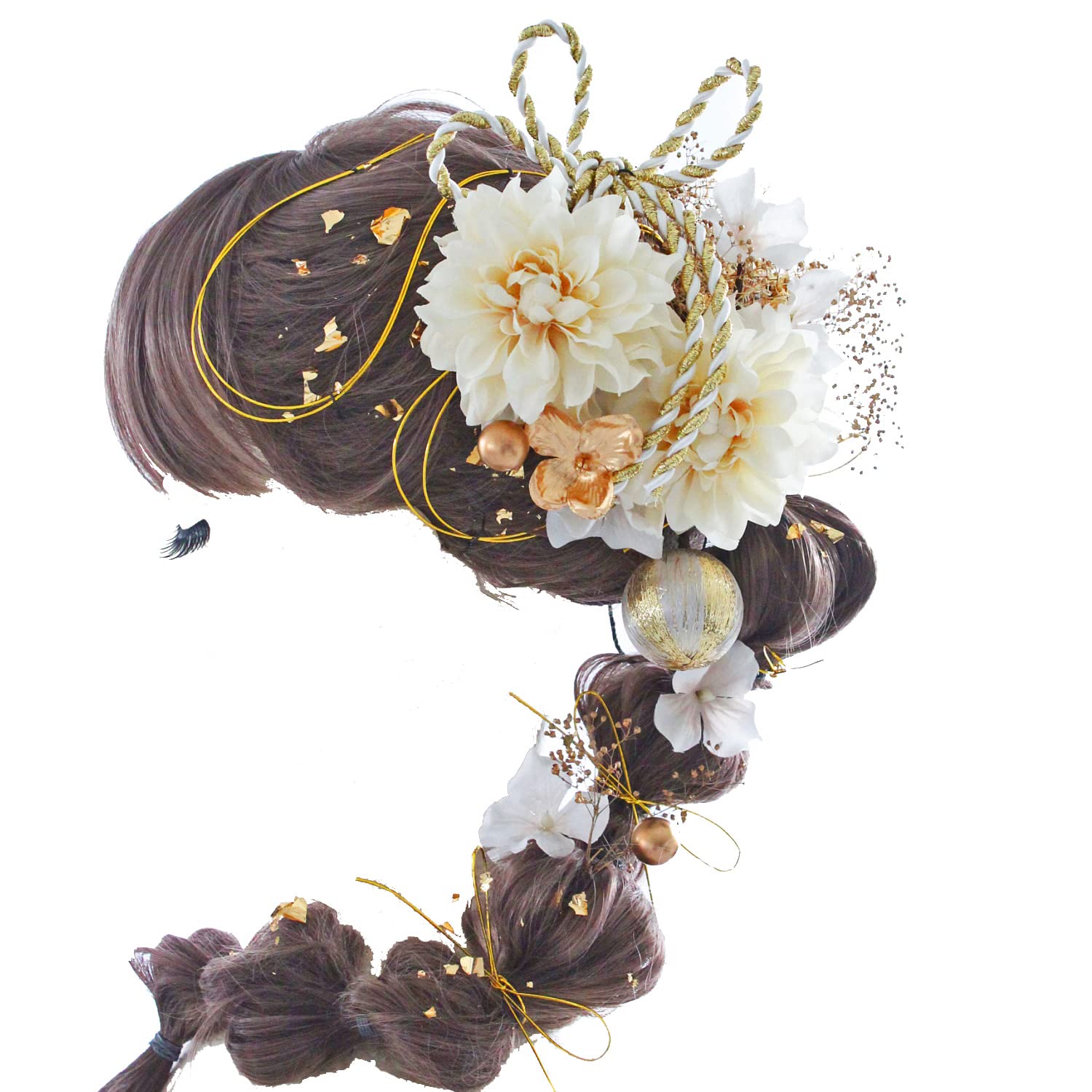 

beauty Gorgeous Hair Ornament Perfect for Ceremonies and Japanese Perfect for Entrance Fireworks and 20th Birthdays 850LL [LALALA flowers]