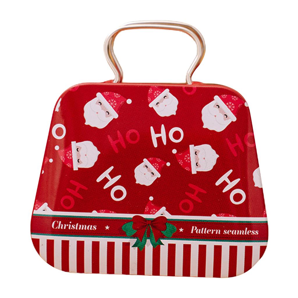 Mini Handheld Candy Storage Box,Cartoon Tinplate Suger Case for Christmas Decorations, Multipurpose Colorful Sealed Jar for Gift