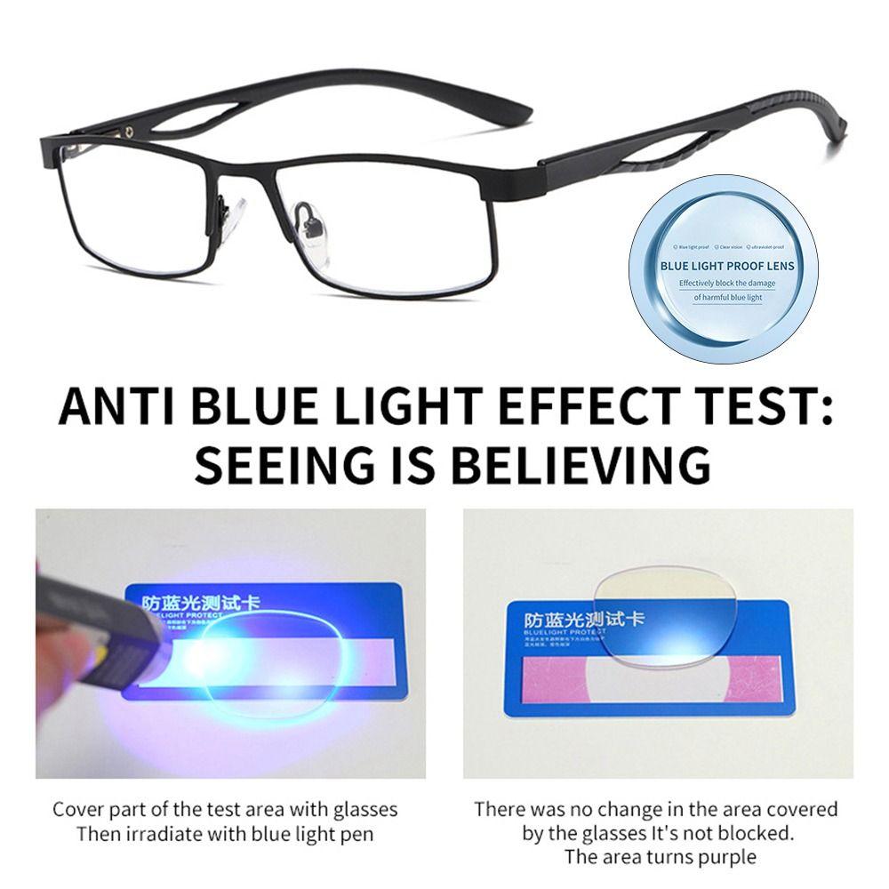 Business Lesebrille Presbyopie Ultraleichte Brille Metallrahmen Augenschutz Frauen Lesebrille