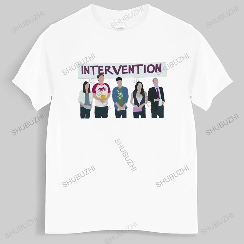 Intervention How I Met Your Mother T-Shirt HIMYM T-Shirt für Männer Reine Baumwolle T-Shirts Kurzarm Kleidung Neuankömmling