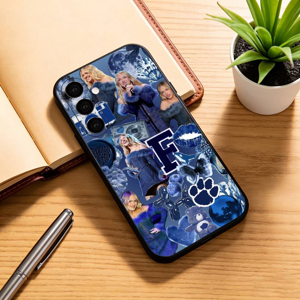 F-Freya Skye S-Singer Phone Case Black Silicone Soft For Samsung Galaxy A73,A72,A71,A70,A53,A52,A51