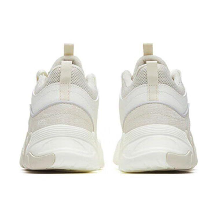 Anta Back Rise 2.0 Cushioning Slip Resistant Abrasion Resistant Mid Top Sports Casual Shoes Women's Mud Gray 122248989-1