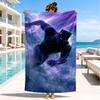 Black Panther Flight Beach Towel, Super Soft Microfiber, Perfect Gift for Her/Him, Birthday, for Pool, Beach, Travel, Decor Beach Party
