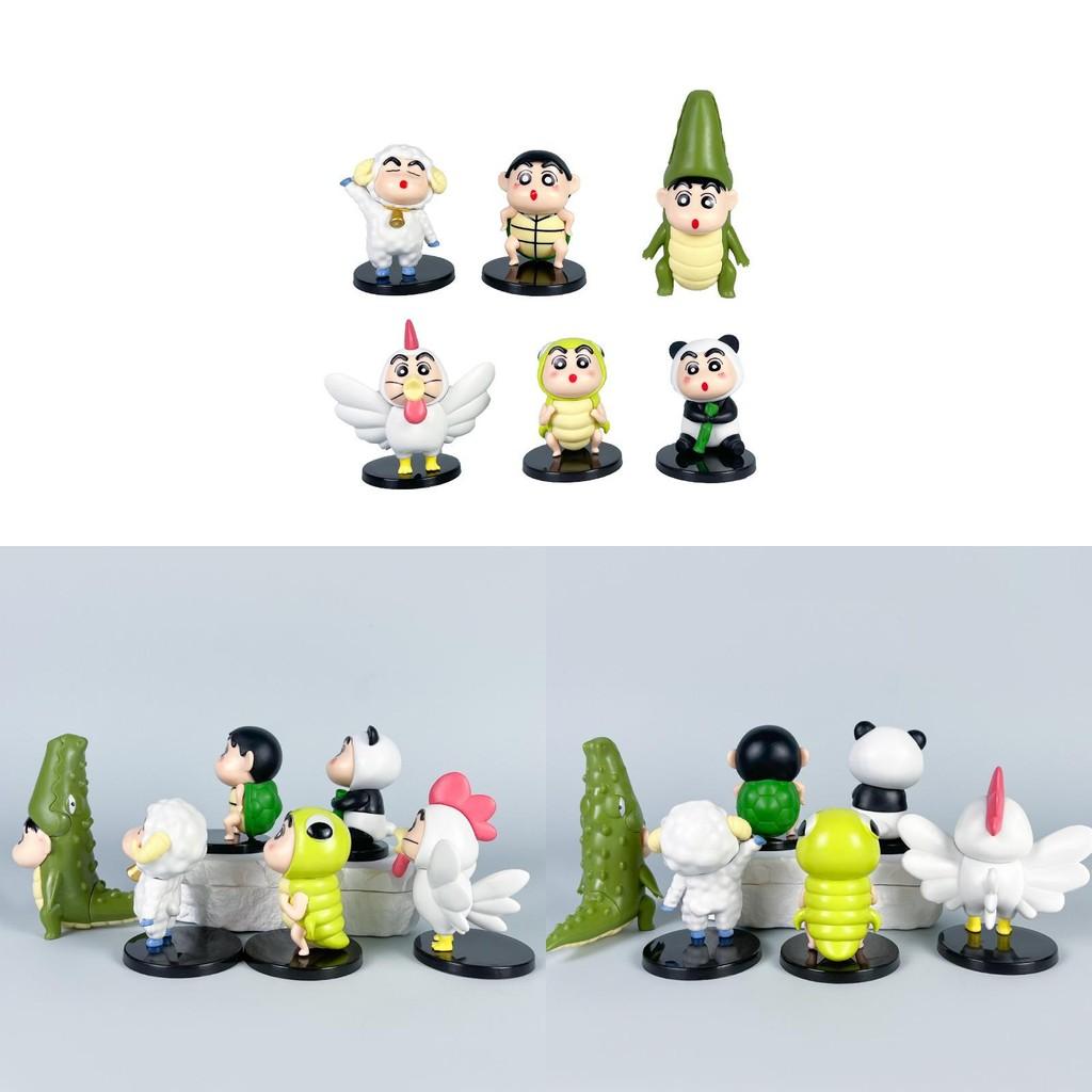 Shinchan Pvc Crayon Action Figures Model Toys Desktop Decoration Gifts Kids