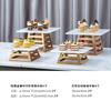 Restaurant Catering Buffet rack Tier Stainless Steel Display Cake Stand Luxury Gold Dessert Food Tea cake decoration accessories