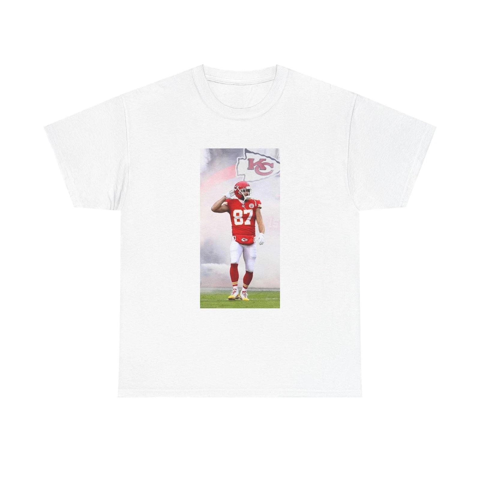 Men s and Women s T-shirts Travis kelce chiefs football vintage graphic retro Unisex Heavy Cotton Tee XXL