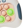 Quick Push Bubbles Game Toy Educational Decompression Light Up Pop Puzzle Toy for Adults Kids