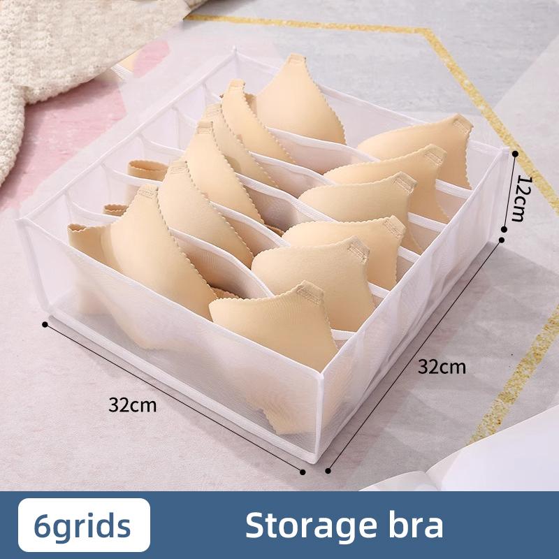 Underwear Organizers Foldable Panties Socks Bra Storage Boxes Closet Drawer Separator Organizer Boxes Wardrobe Clothes Organizer