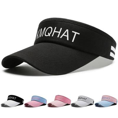 Summer Ladies Empty Hat Outdoor Sports Sunhat Cotton Polyester Print Sunscreen Hat Large Brim Casual Empty Hat