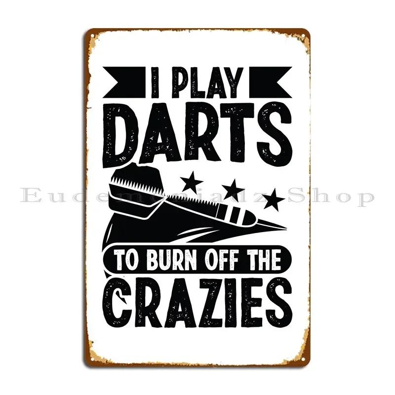 Darts Player Metal Sign Wall Cave Wall Pub Garage Classic Customize Tin Sign Poster 20x30cm(7.8x11.8inch)