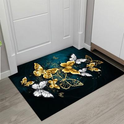 Alfombra absorbente para suelo de baño, tapete para pies de cocina, tapete antideslizante para baño, alfombra de entrada para el hogar