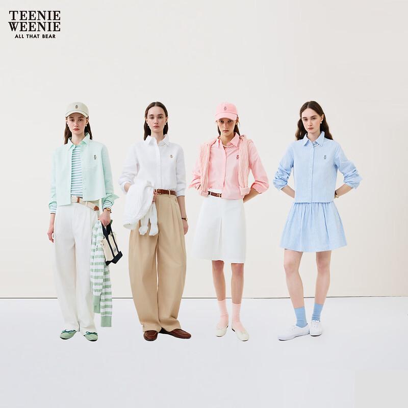 Teenie Weenie Women's 2026 Spring Casual Cotton Shirt