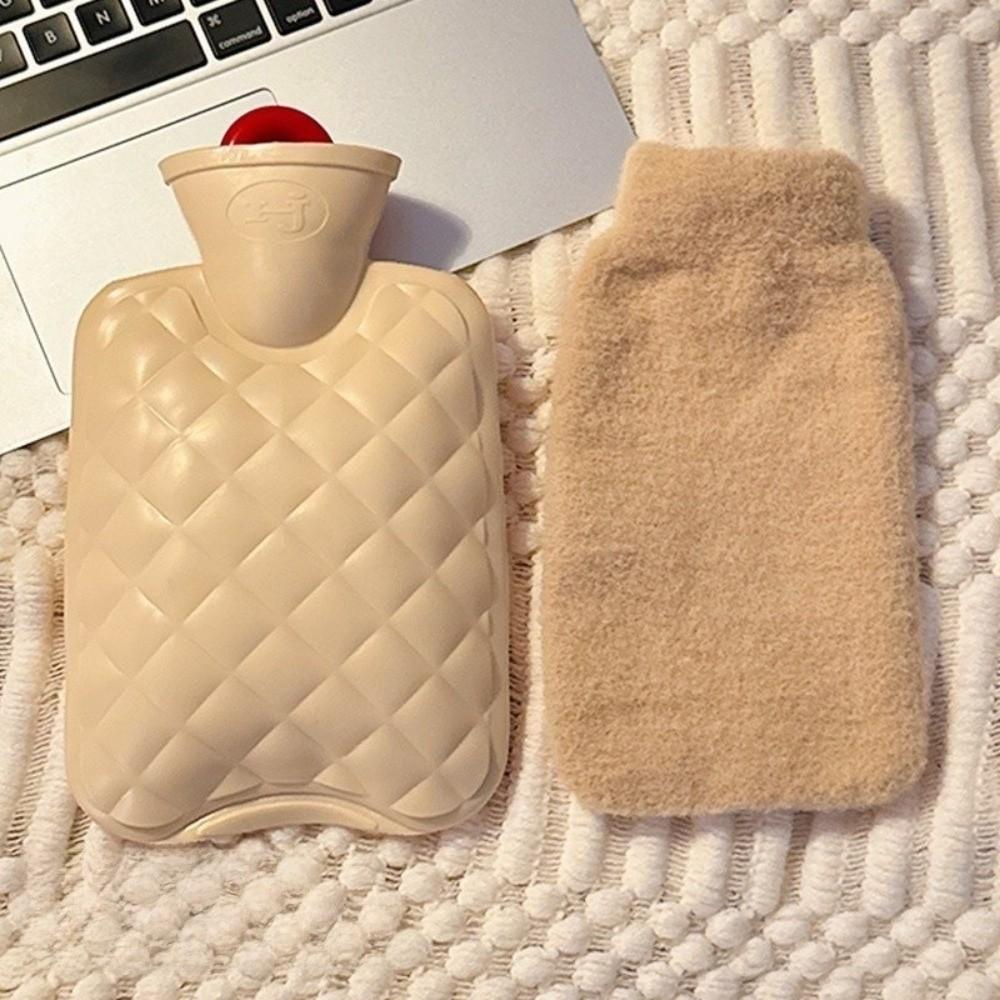 Cute Hot Water Bottle Mini Explosion-proof Reusable Hot Water Bag Warm Belly Removable Foot Hand Warmer