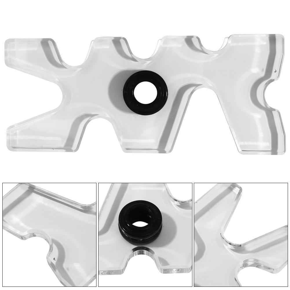 Transparent Acrylic Snooker Billiards Cue Rack Moosehead Heads Accessory for Nine Ball Club