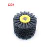 120*100*19mm Multi Grit Abrasive Wire Drawing Tool Nylon Wire Drawing Wheel Abrasive Wire Brush for Wood Furniture Polishing