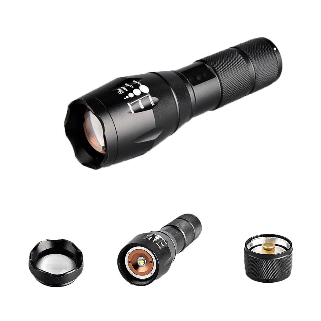 WINDFIRE Green Light Tactical Flashlight, Powerful Green Flashlight, 1 Lighting Mode, Adjustable Zoom Handheld Light, IPX4 Waterproof, Pig Wolf Mint L