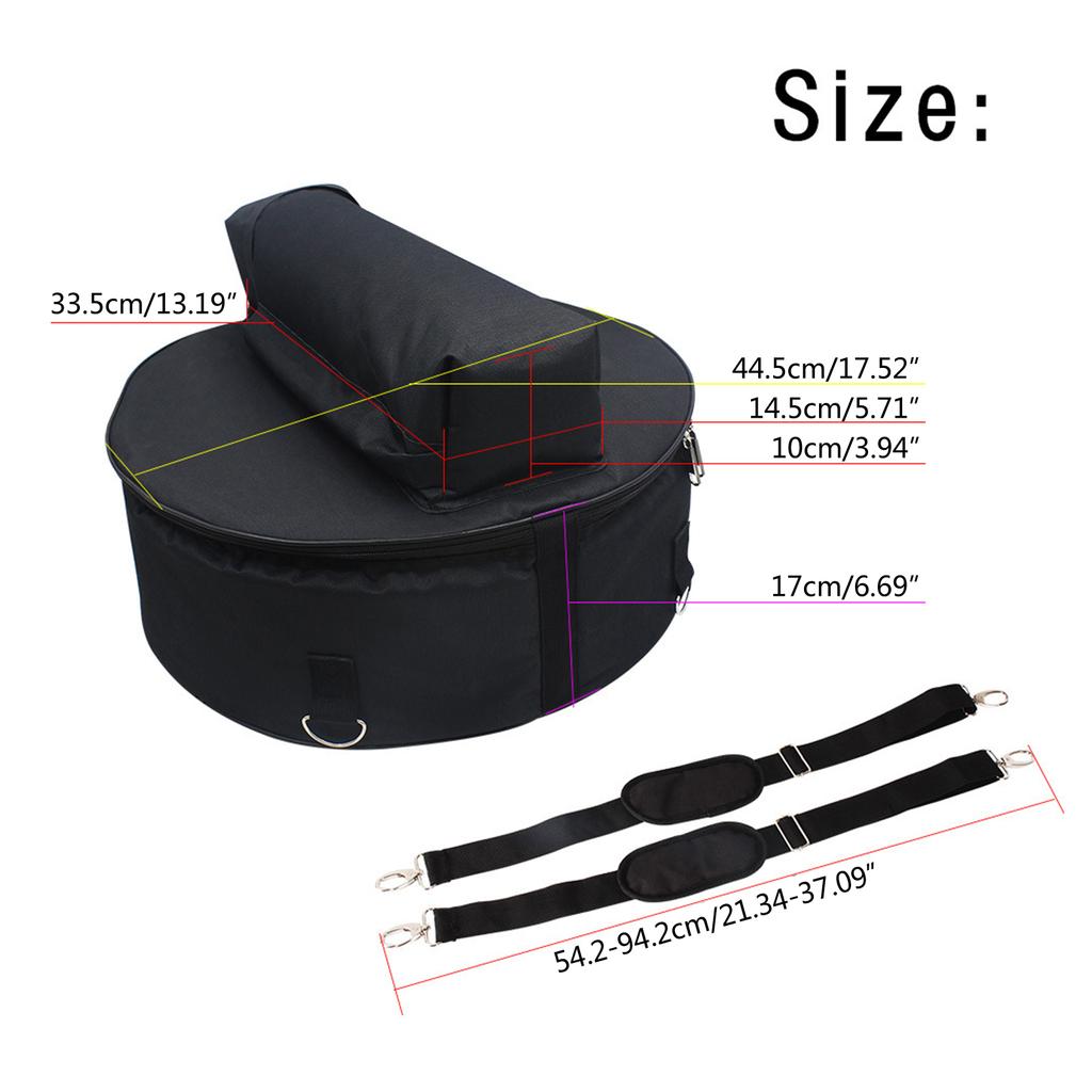 Drum Hardware Gepolsterte Snare-Tasche Snare-Drum-Tasche Reise-Drum-Organizer Aufbewahrungstasche Organizer Snare-Drum-Aufbewahrungsrucksack