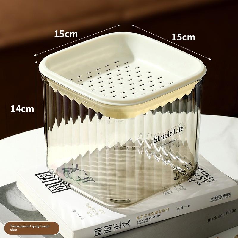 Thickened Tabletop Waste Water Dry and Wet Separation Drainage Tea Leaf Filter Trash Can