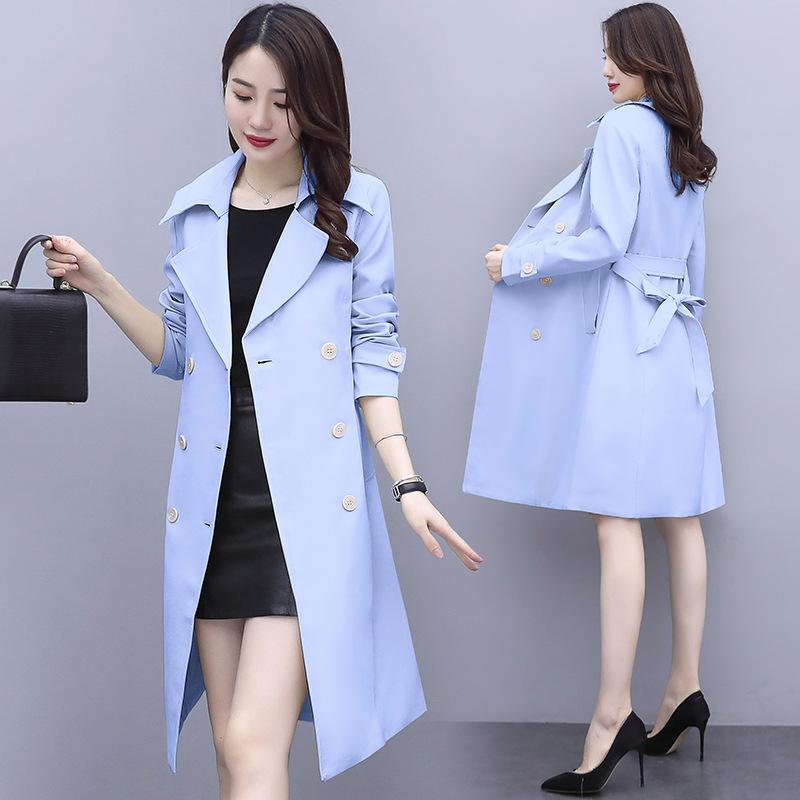 knee length spring coats