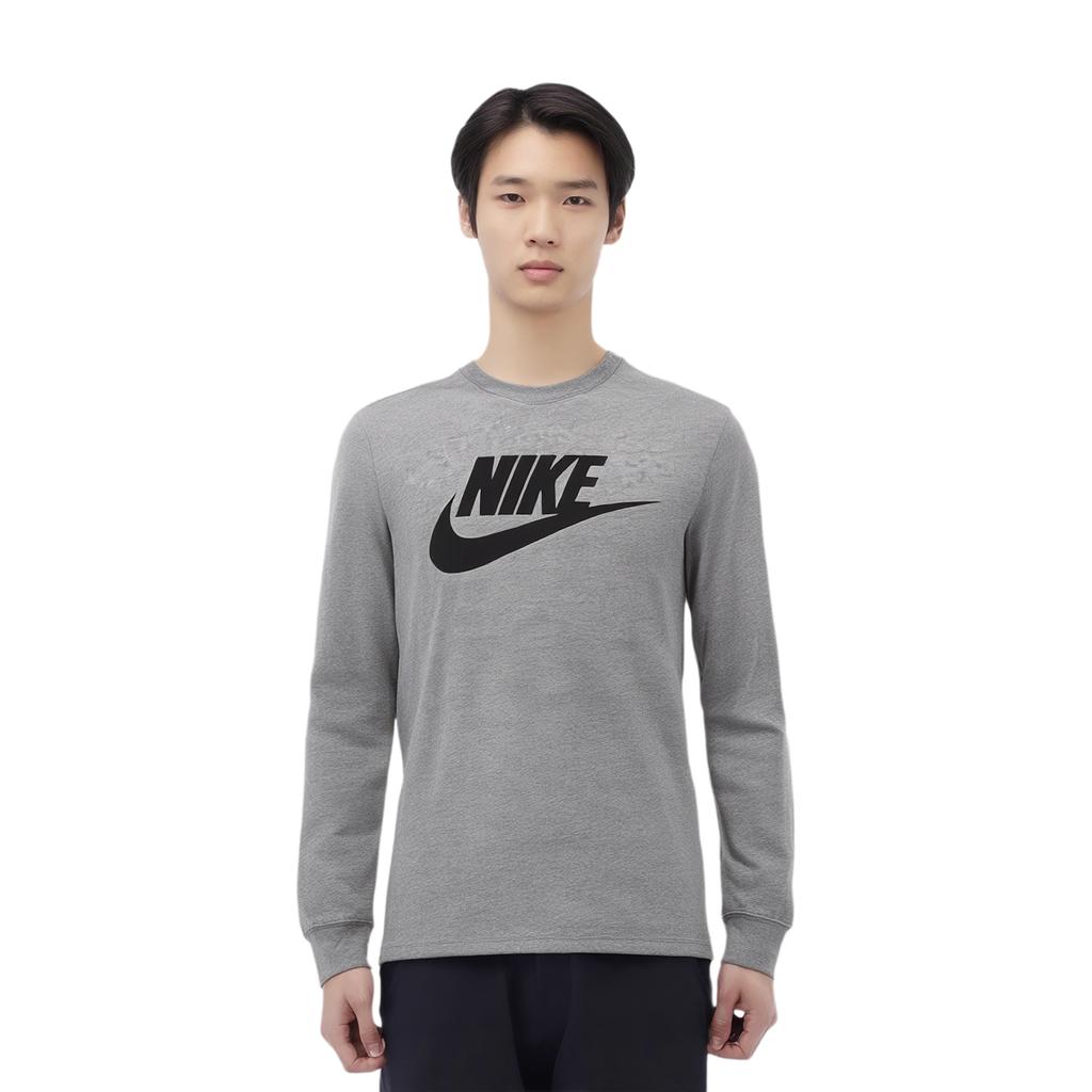 Nike Icon Tee Futura Lsy Crew Neck Pullover Windproof Long Sleeve T-Shirt Men Tops 708467-063