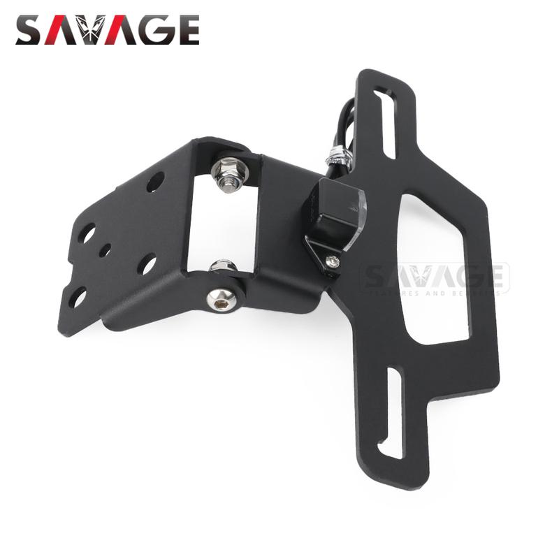 ZX-4R ZX-25R Rear License Plate Holder For KAWASAKI NINJA ZX4R ZX4RR ZX25RR Motorcycle Tail Tidy Fender Eliminator LED Light