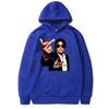 Hot Sale Michael Jackson Middle Finger Graphic Print Hoodie Men Women Retro Gothic Rock Sweatshirt Fashion Pullover Loose Casual Oversized Sweatshirt