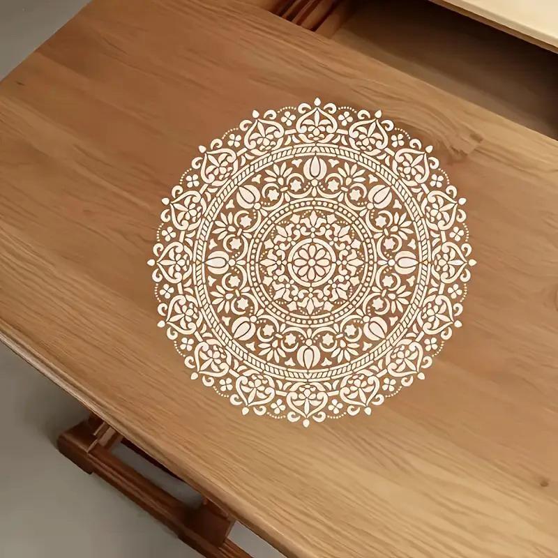 Large Mandala Stencils Reusable Pet Painting Templates For Wall, Floor, Furniture, Fabric, Canvas, Wooden Decor Home Decor