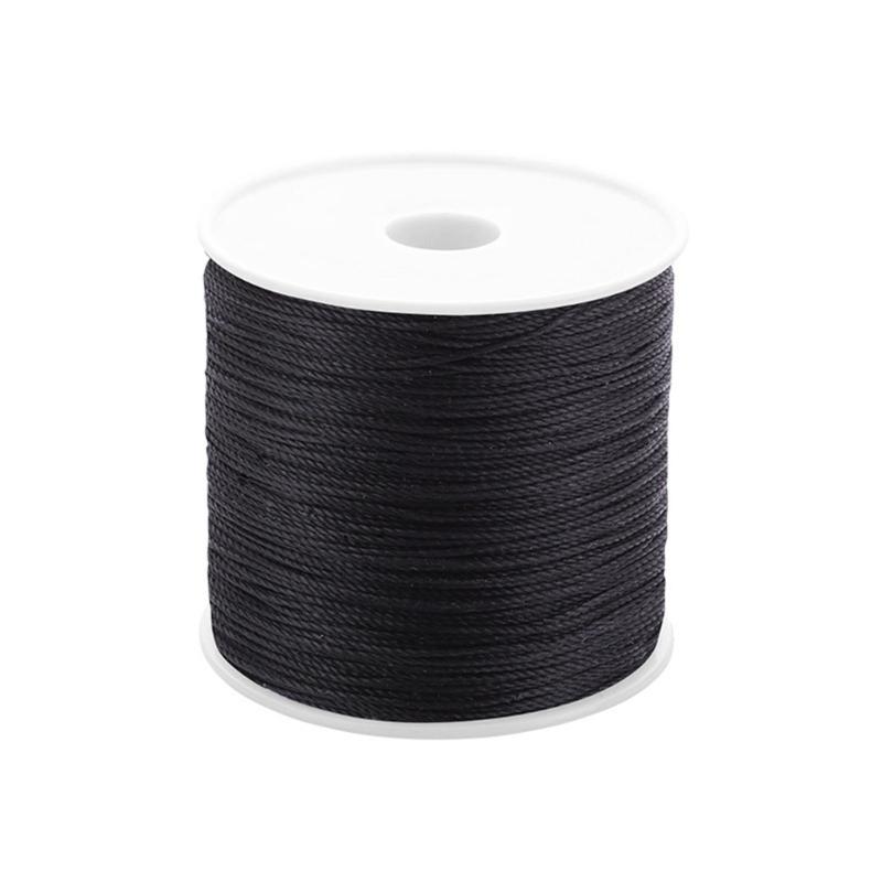 Gewachste Schnur 0,5 mm Leder Nähgarn Gewachstes Garn 115 Yards/Spule für Leder Nähen Buchbinden Schuhreparatur