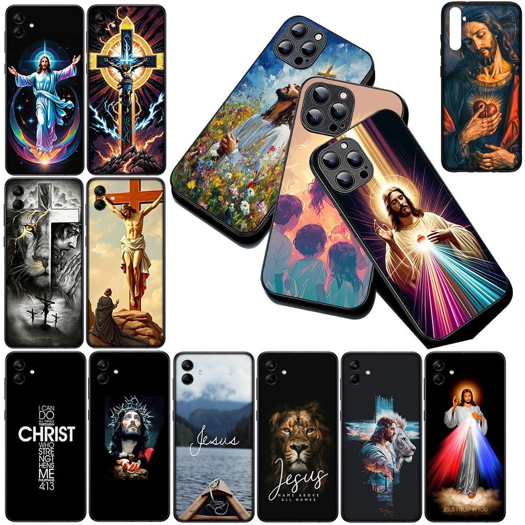 Casing for Xiaomi Redmi Note 13 14 Pro Plus ProPlus 14C 13C Pro+ 5G Phone Cover Protective Case God Christian Jesus Judah Christ