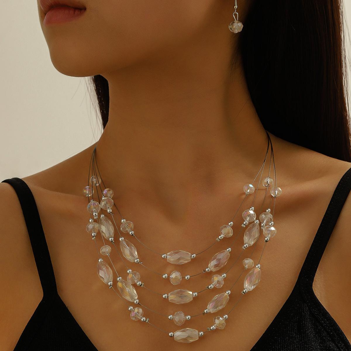 Элегантный женский ювелирный набор из трех предметов One Size