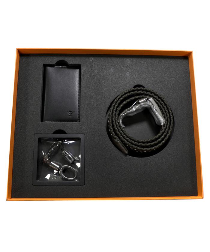 Keulonoseu Premium Men'S Gift Set Belt + Wallet + Golf Putter Keeper