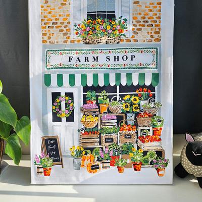 Farm Shop Cotton Tea Towel