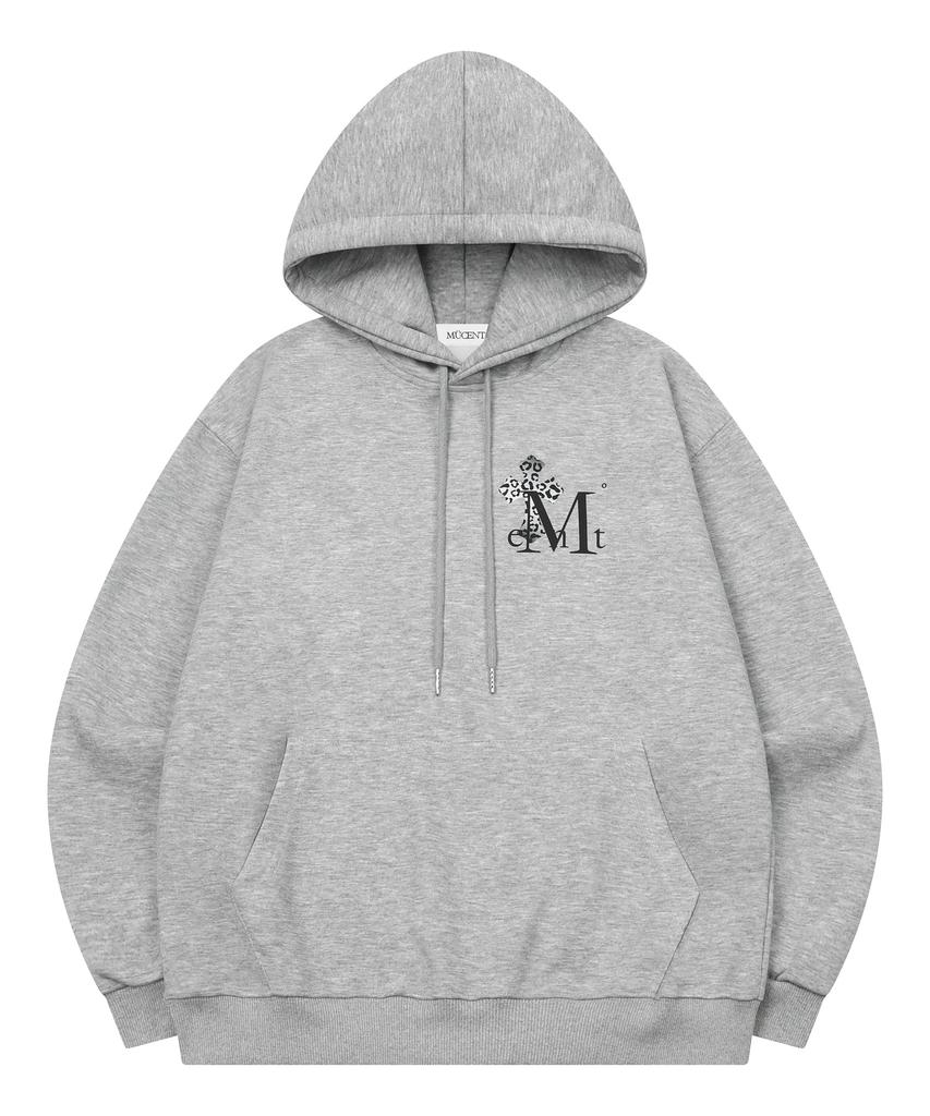 Sahara Gradient Leopard Cross Small Logo Hoodie Unisex (2 Colors)