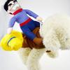 Vestiti da Cowboy Cavaliere per Cani Domestici con Cappello Simpatico Abito per Halloween Natale Festa Decorazioni Cuccioli Cani Costume Cosplay