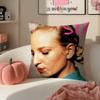 Mysterious Pop Australian Singer SSia FFurler Cushion Cover Pillowcase Short Plush Invisible zipper Room Sofa Cushion Cover