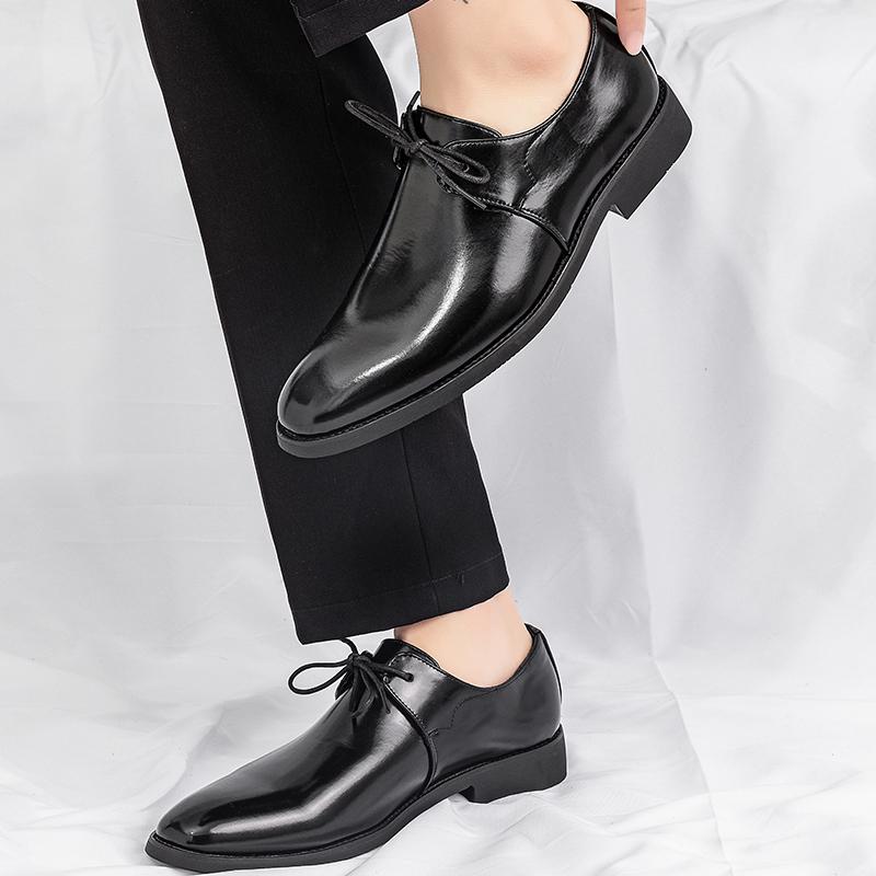 High Quality Office Winter Shoes Brand Men Dressing Shoes Formal for Men Casual Shoe Leather Social Wedding Designer Pointed Toe