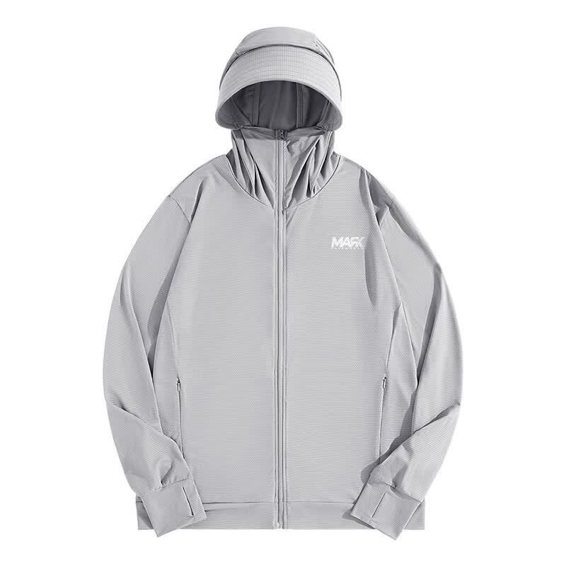 Mark Fairwhale Men's Ice Silk UPF50+ Cooling Hooded Sun Protection Jacket