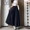 Spring Summer A Line High Waist Pants Skirt Women Trend Fashion Japanese Culottes Casual Loose Ice Silk Wide Leg Pant